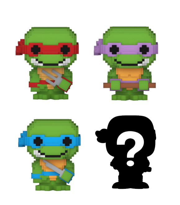 Teenage Mutant Ninja Turtles Bitty POP! Vinyl Figuren 4er-Pack 8-Bit 2,5 cm
