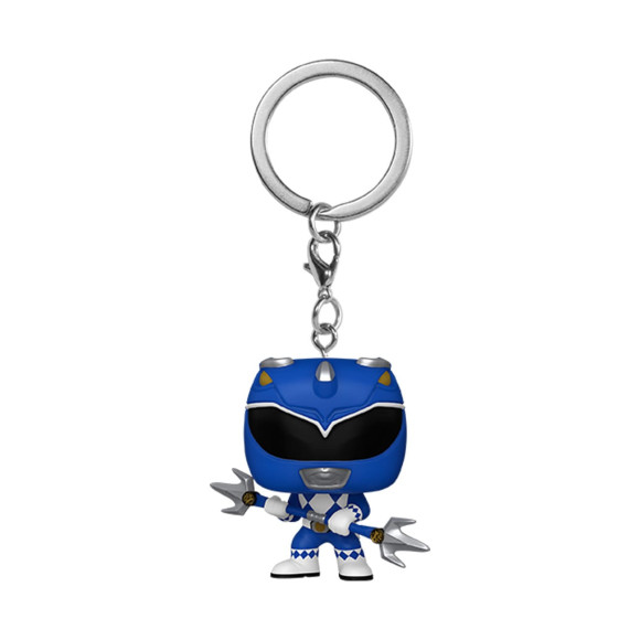 Power Rangers 30th POP! Vinyl Schlüsselanhänger 4 cm Blue Ranger Display (12)
