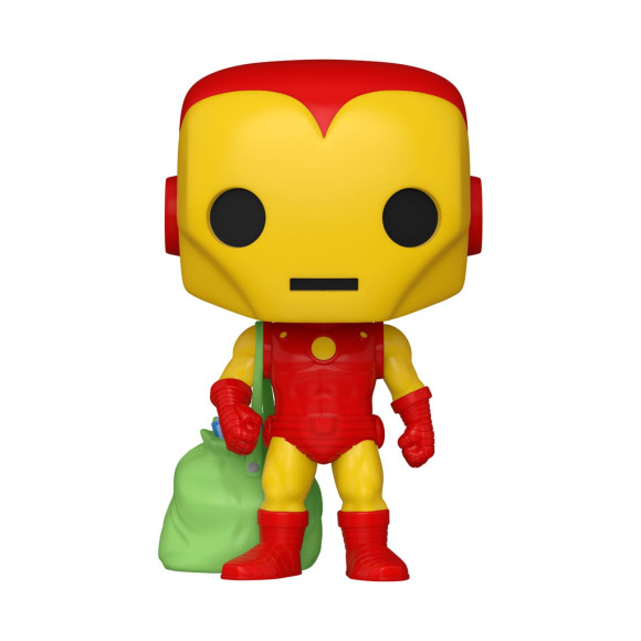 Marvel Holiday POP! Marvel Vinyl Figur Iron Man w/Bag 9 cm