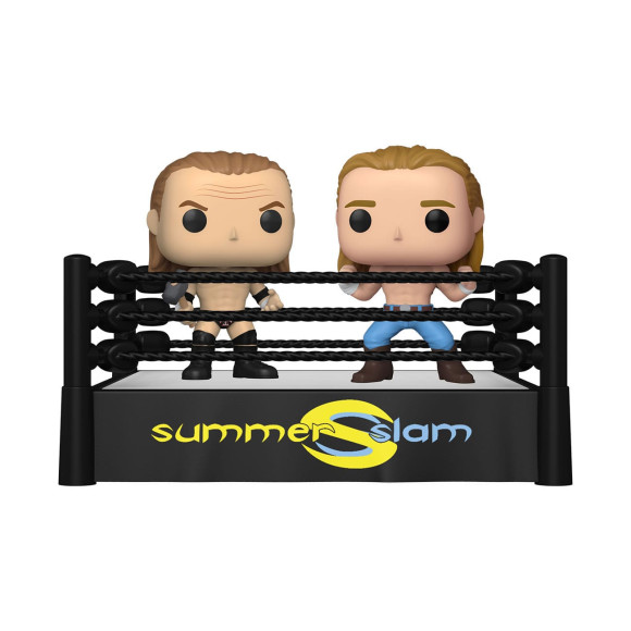 WWE POP! Movie Moments Vinyl Figuren 2er-Pack SS Ring w/ Triple H/Michaels 9 cm