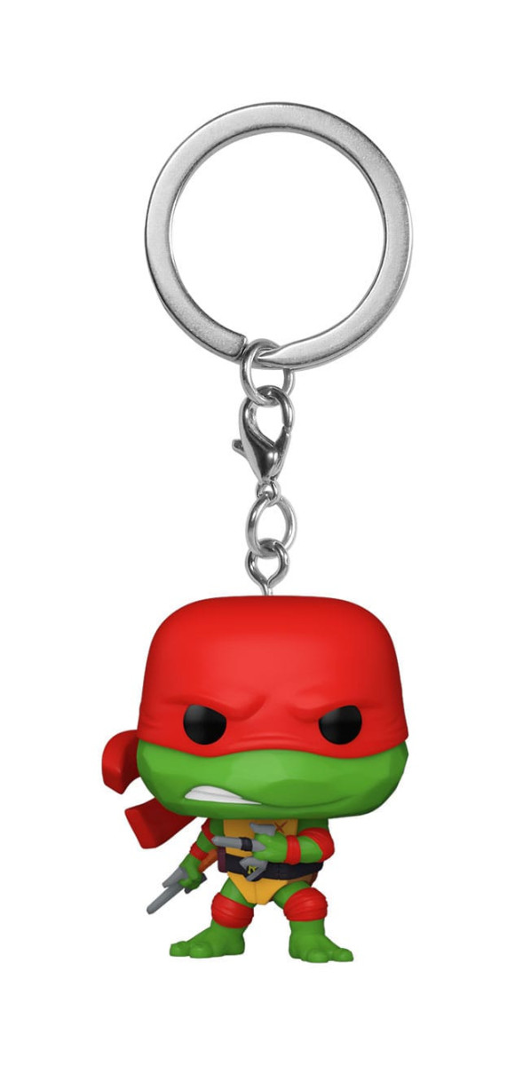 Teenage Mutant Ninja Turtles POP! Vinyl Schlüsselanhänger 4 cm Raphael Display (12)