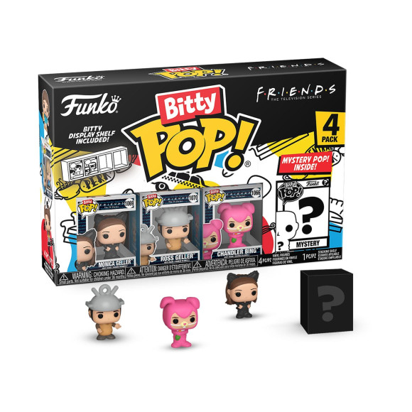 Friends Bitty POP! Vinyl Figuren 4er-Pack Monica as Catwoman 2,5 cm