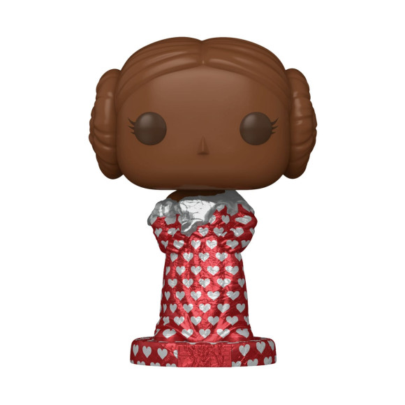 Star Wars Valentines POP! Vinyl Figur Leia (Val Choc) 9 cm