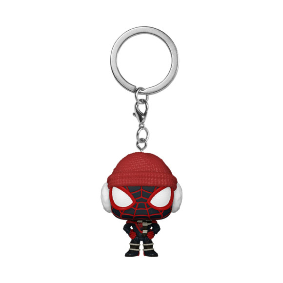 Marvel POP! Vinyl Schlüsselanhänger 4 cm Miles Morales- Winter Miles Display (12)