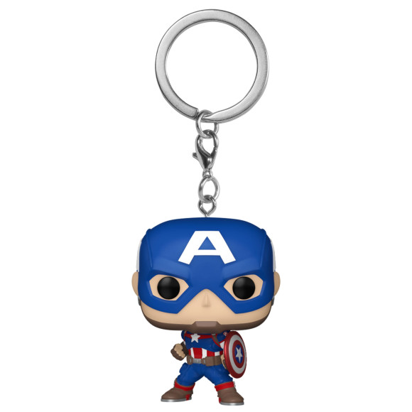 Marvel POP! Vinyl Schlüsselanhänger 4 cm New Classics - Captain America Display (12)
