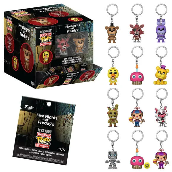 Five Nights at Freddy's POP! Vinyl Schlüsselanhänger 4 cm Classic Display (12)