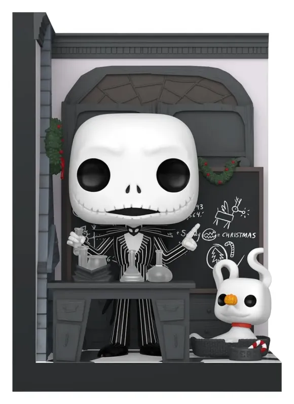Nightmare Before Christmas POP! Nooks Vinyl Figur Jack Skellington's Room 9 cm