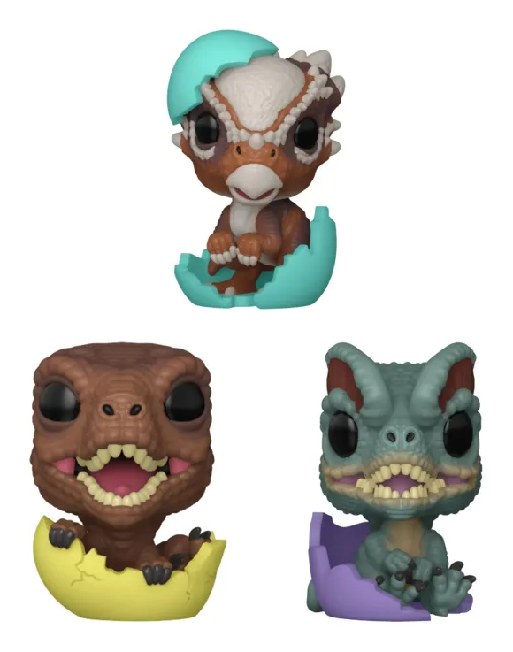 Jurassic World Pocket POP! Egg Vinyl Figuren 2 cm Display (16)