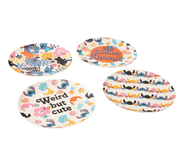 Lilo & Stitch 4er-Pack Teller Aloha Hawaii