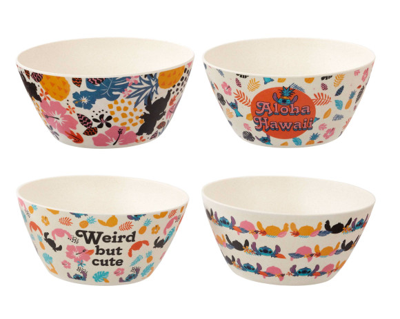 Lilo & Stitch 4er-Pack Schüssel Aloha Hawaii
