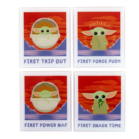 Star Wars The Mandalorian Untersetzer 4er-Pack The Child Polaroids