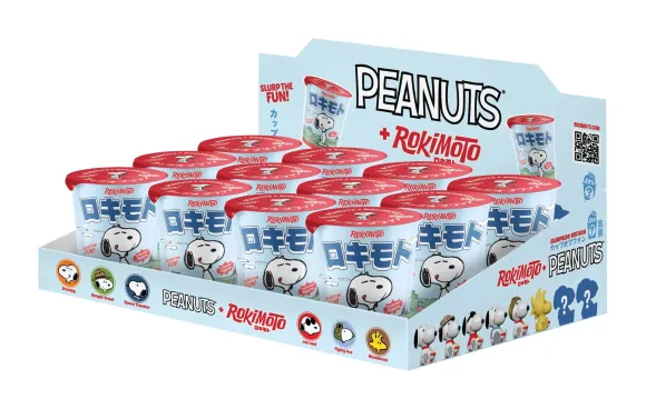Peanuts + Rokimoto Minifiguren 10 cm Display (12)