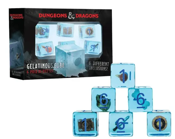 Dungeons & Dragons Würfel Set Gelatinous Cube (6)