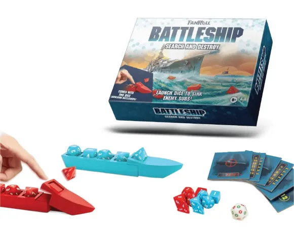 FanRoll Hasbro Spiel Battleship Search & Destroy