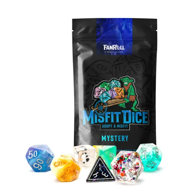 Misfit Würfel Set Blind Bag Display Resin Sortiment (12)