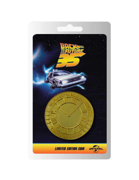 Zurück in die Zukunft Sammelmünze 35th Anniversary Gold Edition