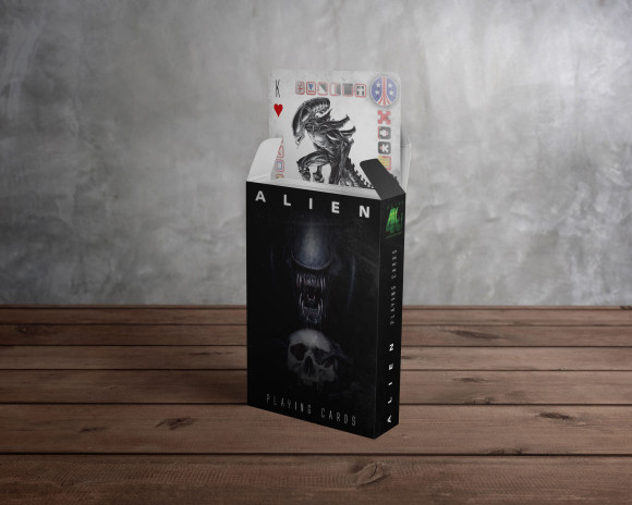 Alien Spielkarten