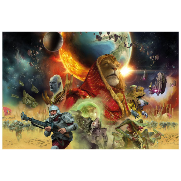 Twilight Imperium Kunstdruck Factions Limited Edition 42 x 30 cm