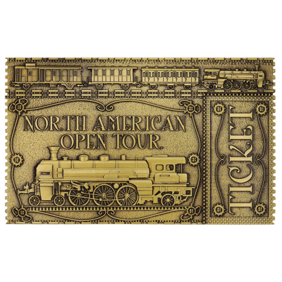 Ticket to Ride Replik North American Open Tour Ticket Limited Edition