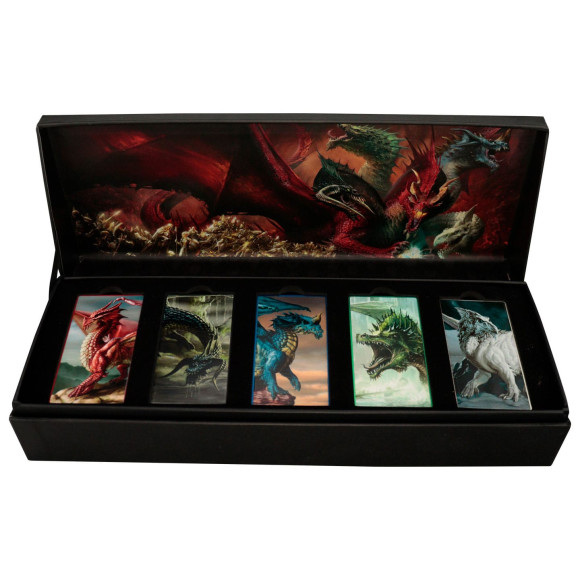 Dungeons & Dragons Metallbarren 5er-Set Chromatic Dragons Ingot   