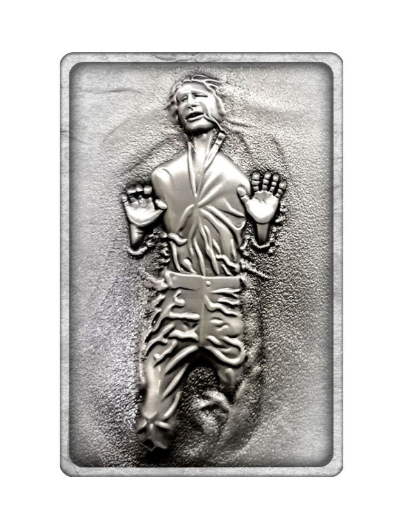 Star Wars Iconic Scene Collection Metallbarren Han Solo Limited Edition