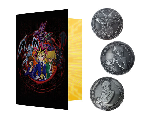 Yu-Gi-Oh! 3er-Pack Sammelmünzen