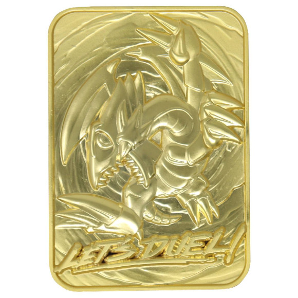 Yu-Gi-Oh! Replik Karte Blue Eyes Toon Dragon (vergoldet)