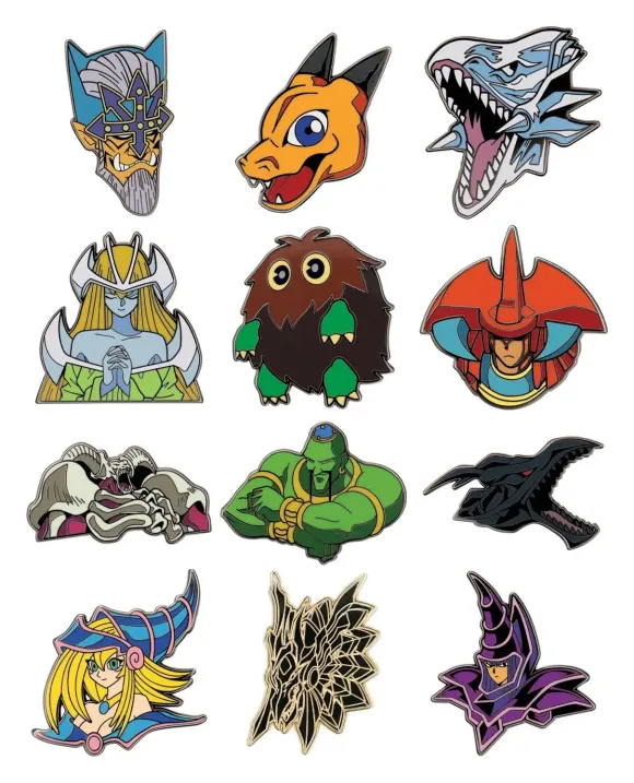 Yu-Gi-Oh! Mystery Ansteck-Pins Volume 2 Blind Box Display (12)