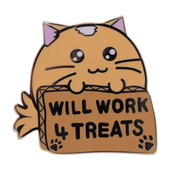 Fuzzballs Ansteck-Pin Whisky Will Work 4 Treats Limited Edition