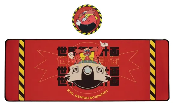 Sonic - The Hedgehog Schreibtischunterlage & Untersetzer Dr. Eggman  