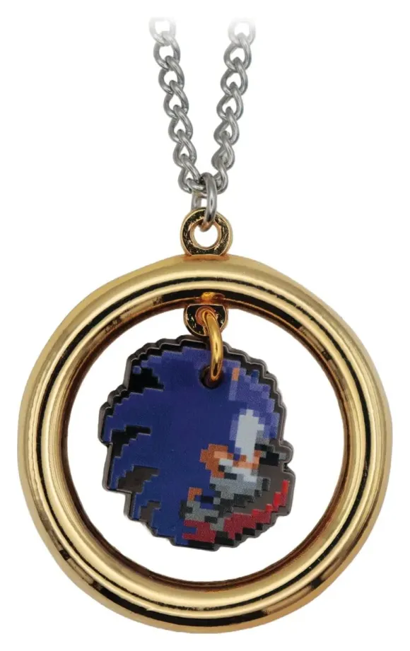 Sonic - The Hedgehog Halskette & Anhänger Ring    