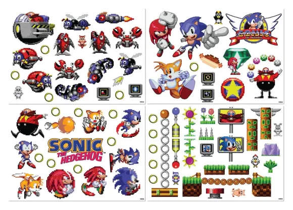 Sonic - The Hedgehog Tech Sticker Pack           