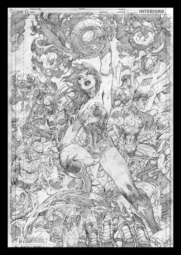 DC Comics Kunstdruck Wonder Woman Comic Book Art Print 42 x 30 cm