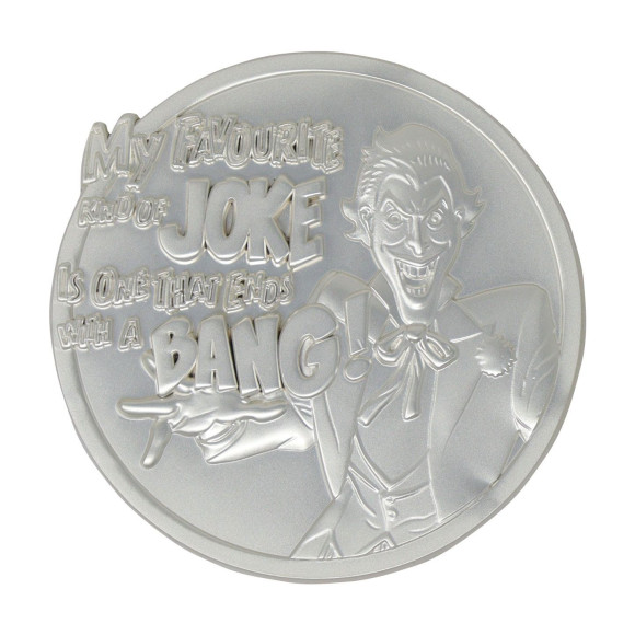 DC Comics Medaille The Joker Limited Edition (versilbert)