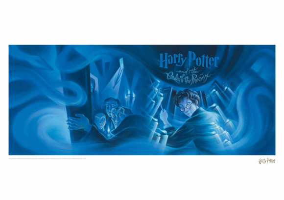 Harry Potter Kunstdruck Order of the Phoenix Book Cover Artwork Limited Edition 42 x 30 cm