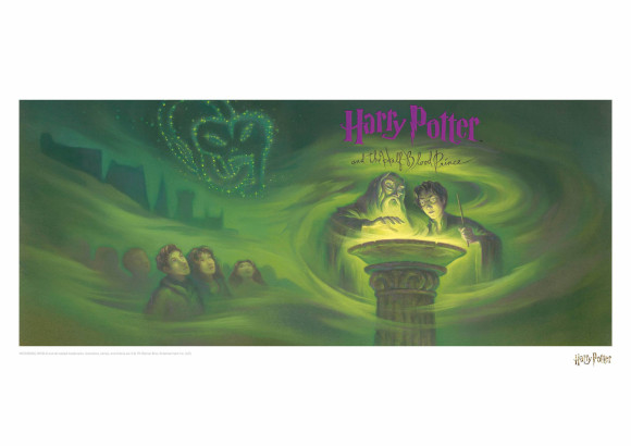 Harry Potter Kunstdruck Half Blood Prince Book Cover Artwork Limited Edition 42 x 30 cm