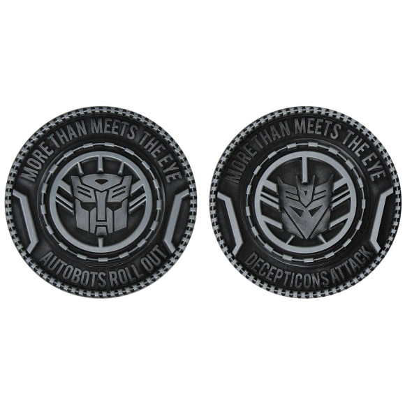 Transformers Medaillen-Set Autobots & Decepticons Limited Edition