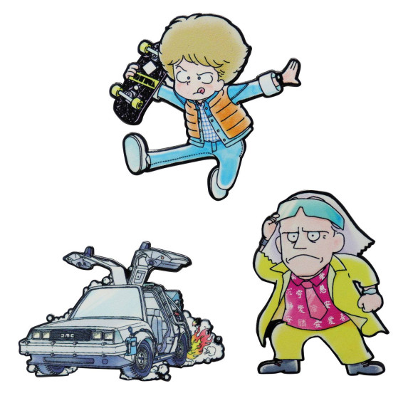 Zurück in die Zukunft Ansteck-Pins 3er-Set Limited Japanese Edition