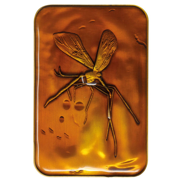Jurassic Park Metallbarren Mosquito in Amber Limited Edition