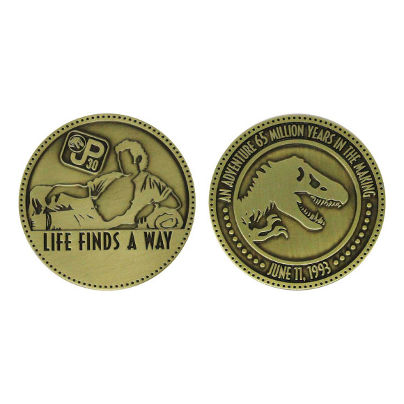 Jurassic Park Sammelmünze 30th Anniversary Limited Edition