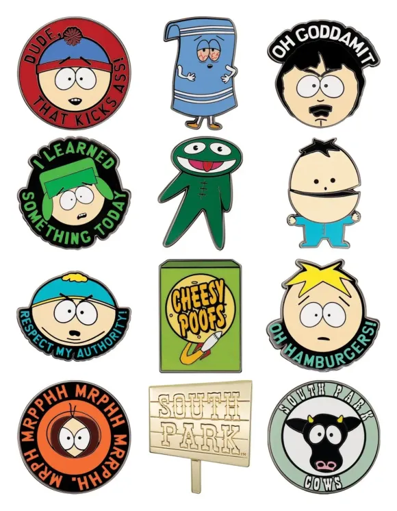 South Park Mystery Ansteck-Pins Display (12)