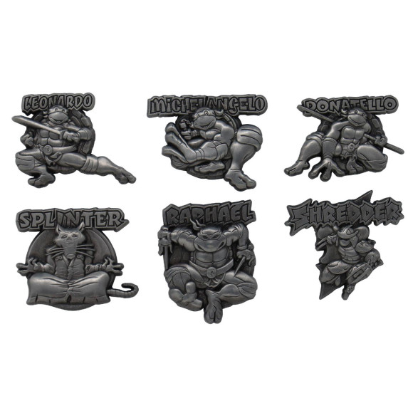 Teenage Mutant Ninja Turtles Ansteck-Pin 6er-Pack Limited Edition