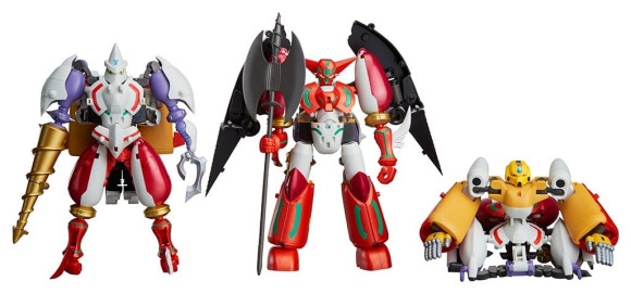 Shin Getter Robo G Actionfiguren 3er-Set Dynamic Change Getter Robo 10 - 13 cm 