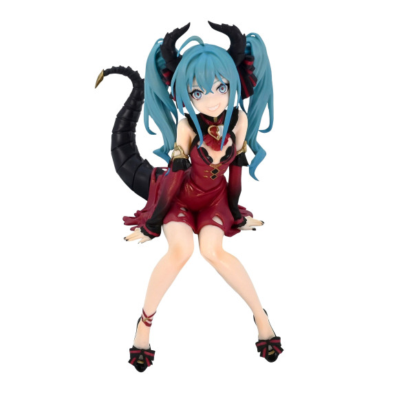 Hatsune Miku Noodle Stopper PVC Statue Hatsune Miku Villain Red Color ver. 16 cm
