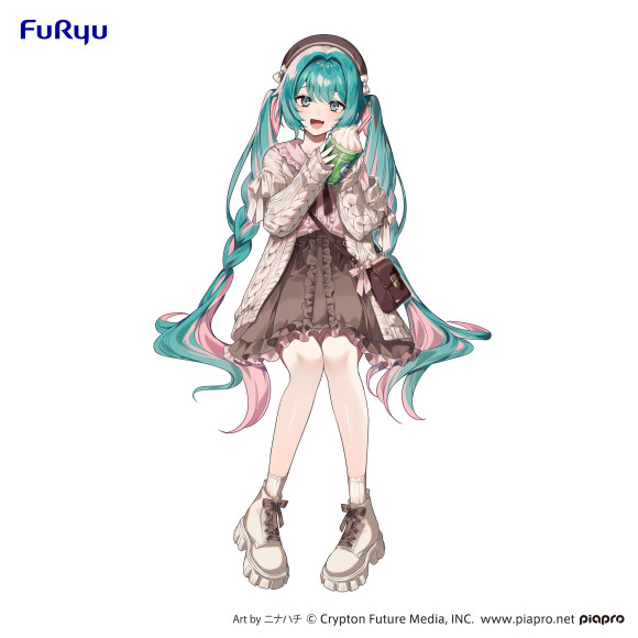 Hatsune Miku Noodle Stopper PVC Statue Autumn Date 16 cm