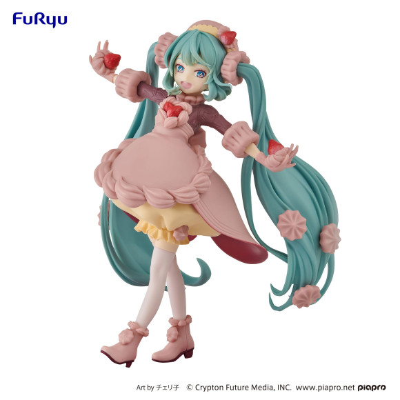 Hatsune Miku SweetSweets Series PVC Statue Strawberry Chocolate Short 17 cm