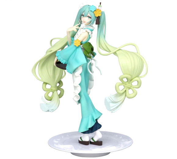 Hatsune Miku Exceed Creative PVC Statue Matcha Green Tea Parfait Mint Ver. 21 cm