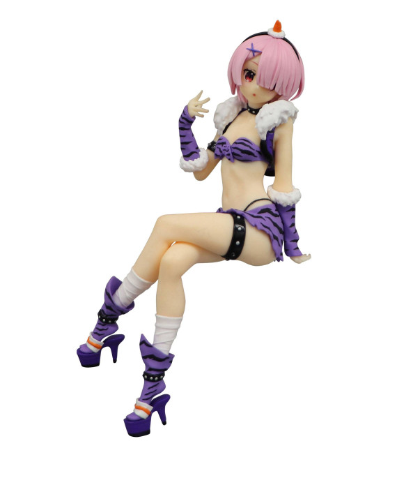 Re:Zero Noodle Stopper PVC Statue Ram Demon Costume Another Color Ver. 16 cm