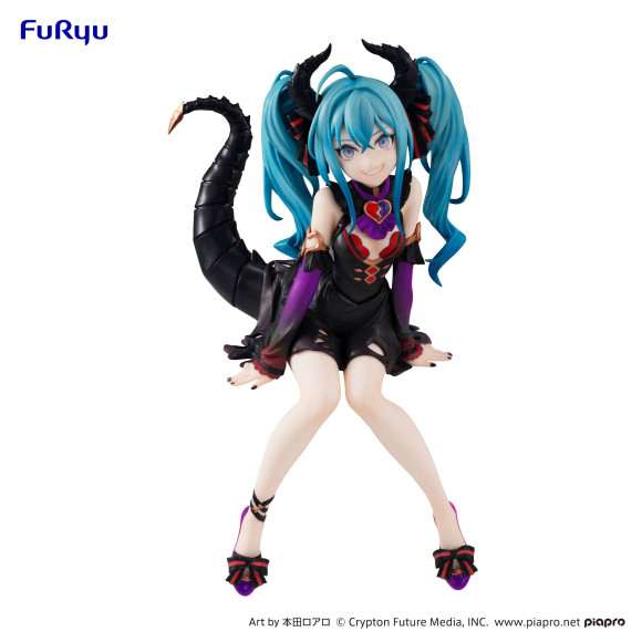 Hatsune Miku Noodle Stopper PVC Statue Hatsune Miku Villain Color Ver. 16 cm