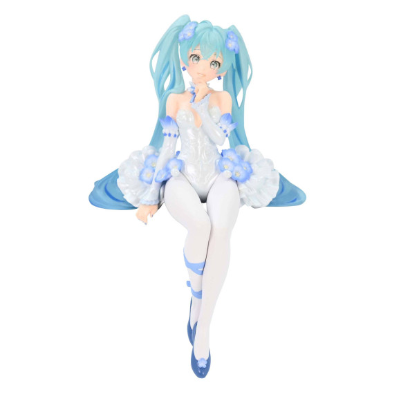 Hatsune Miku Noodle Stopper PVC Statue Hatsune Miku / Flower Fairy Nemophila Ver. 15 cm